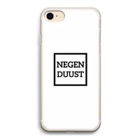 Negenduust vierkant: iPhone 7 Transparant Hoesje