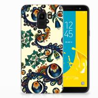 Siliconen Hoesje Samsung Galaxy J6 2018 Barok Flower Siliconen Hoesje Samsung Galaxy J6 2018 Barok Flower