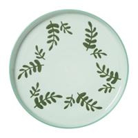 Dinerbord jolie - groen -ø25.5x2.3 cm Dinerbord jolie - groen -ø25.5x2.3 cm