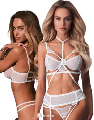 * OBSESSIVE Obsessive Witte lingerie Set, Premisis
