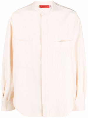 Eckhaus Latta chemise à boutons pression - Tons neutres