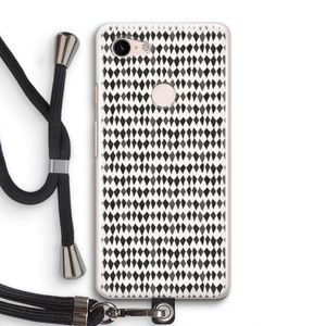 Crazy shapes: Pixel 3 Transparant Hoesje met koord