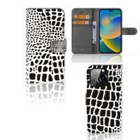 iPhone 14 Pro | Telefoonhoesje | Met pasjeshouder | Slangenprint