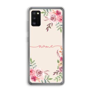 Rozen: Samsung Galaxy A41 Transparant Hoesje