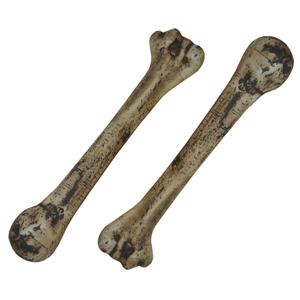 Decoratie bot - Set van 2x stuks - 27 cm - plastic - Halloween - Horror thema kerkhof versiering - n