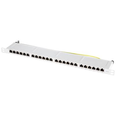 LogiLink NP0062 24 poorten Patchpaneel 483 mm (19) CAT 6A 0.5 HE Grijs
