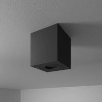 HOFTRONIC™ Gibbon LED opbouw plafondspot - Vierkant - IP65 waterdicht - GU10 fitting - Plafondlamp geschikt voor badkamer - Zwart HOFTRONIC™ Gibbon LED opbouw plafondspot - Vierkant - IP65 waterdicht - GU10 fitting - Plafondlamp geschikt voor badkamer - Zwart