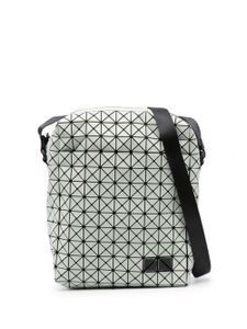 Bao Bao Issey Miyake geometric-panelled cotton shoulder bag - Gris