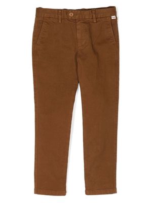 Il Gufo pantalon droit à patch logo - Marron Il Gufo pantalon droit à patch logo - Marron