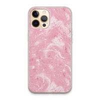 Abstract Painting Pink: iPhone 13 Pro Max Transparant Hoesje
