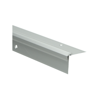Küberit - Inschuif trapneusprofiel 832 tot 2,5mm PVC zilver - 250 cm