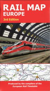 Spoorwegenkaart Rail Map Europe | European Rail Timetable Limited