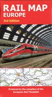 Spoorwegenkaart Rail Map Europe | European Rail Timetable Limited - thumbnail