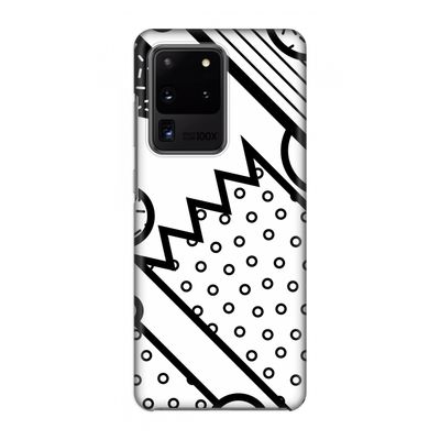 Pop Art #4: Volledig geprint Samsung Galaxy S20 Ultra Hoesje