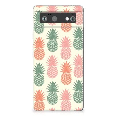 Google Pixel 6 | Siliconen Case | Ananas Google Pixel 6 | Siliconen Case | Ananas