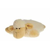 Kussen van een schaap - creme wit - schapen knuffels - 35 cm   -