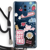Positivity: Huawei Mate 10 Pro Transparant Hoesje met koord