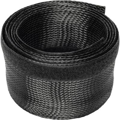 Digitus DA-90507 Kabelslang Polyester Zwart flexibel (l x b x h) 2 m x 85 mm x 3 mm 1 stuk(s)