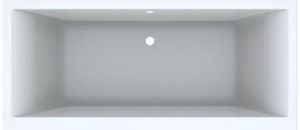 Geberit Renova inbouwbad met ligzijde links en rechts 180x80x42cm wit acryl
