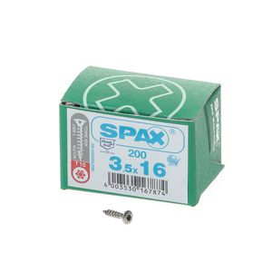 Spax lk t15 rvs 3,5x16(200)