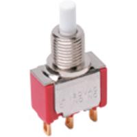 C & K Switches 8221MDZGE Druktoets 120 V, 28 V/DC 1 A 2x aan/(aan) 1 stuk(s) Bulk