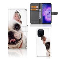 OPPO Find X5 | Telefoonhoesje | Met pasjeshouder | Franse Bulldog