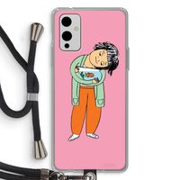 Visknuffel: OnePlus 9 Transparant Hoesje met koord