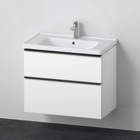 Badkamermeubelset Duravit D-Neo Wastafel Keramiek 80x48x62.5 cm Mat Wit Duravit