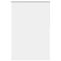 VidaXL Rolgordijn verduisterend 160x230 cm stofbreedte 156,6 cm wit