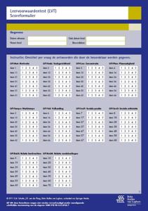 Leervoorwaardentest (LVT) - scoreformulieren (Paperback)