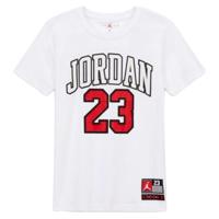 T-Shirt met Korte Mouwen voor kinderen Nike JDB PRACTICE FLIGHT 95A088 001 Wit - Maat: 12 Jaar
