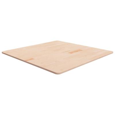 Tafelblad vierkant 90x90x1,5 cm onbehandeld massief eikenhout