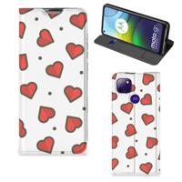 Motorola Moto G9 Power | Hoesje met Magneet | Hearts