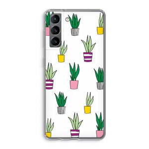 Sanseveria: Samsung Galaxy S21 Transparant Hoesje
