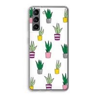 Sanseveria: Samsung Galaxy S21 Transparant Hoesje