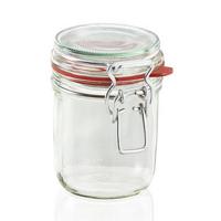 Leifheit 3192 weckpot met beugelsluiting 370 ml glas/rvs - thumbnail