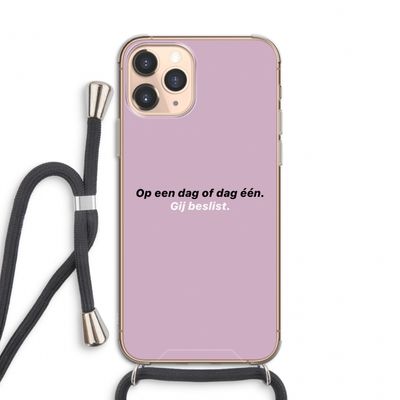 gij beslist: iPhone 11 Pro Transparant Hoesje met koord