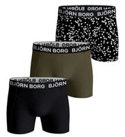 Bjorn Borg Boxershorts Core 3-pack hartjes print