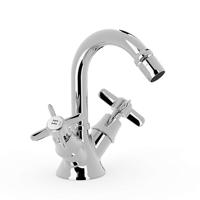 Bidetmengkraan Tres Clasic 2 Kruisgreep Chroom