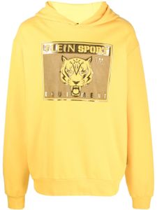 Plein Sport hoodie à imprimé graphique - Jaune