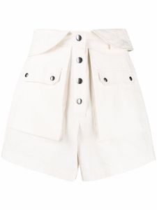 Philosophy Di Lorenzo Serafini short à taille haute - Blanc