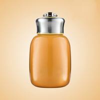 Mini leuke koffie vacuüm kolven Thermos RVS Cup reizen drink water fles Thermoses mokken 200ML (oranje)