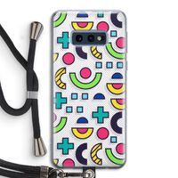 8-bit N°6: Samsung Galaxy S10e Transparant Hoesje met koord