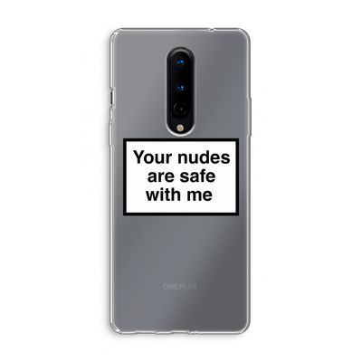 Safe with me: OnePlus 8 Transparant Hoesje