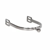 Mondoni Knopspoor H zilver maat:30