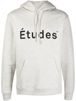 Études Studio hoodie à logo imprimé - Gris