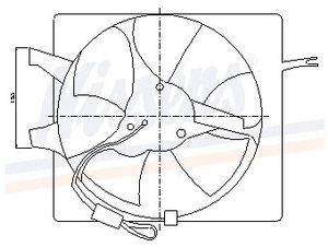 Ventilator, condensator airconditioning 85047