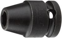 HAZET Krachtdopsleutel 880S-7 · 3/8 inch (10 mm) vierkant hol · Buiten-zeskant-tractieprofiel · SW 7 mm