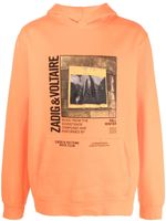 Zadig&Voltaire hoodie à imprimé graphique - Orange