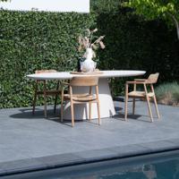 Tuintafel Cleo Ovaal Beige 160cm - Giga Meubel - thumbnail